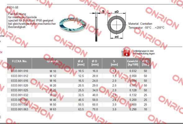 333001032 (1 x 10 pcs.)  Flexa