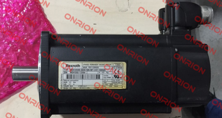 P/N: R911299936 Type: MSK050B-0600-NN-M1-UG1-NNNN  Rexroth