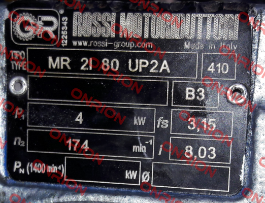 MR 2I 80 UP2A - 28x250 - 8,03 Rossi