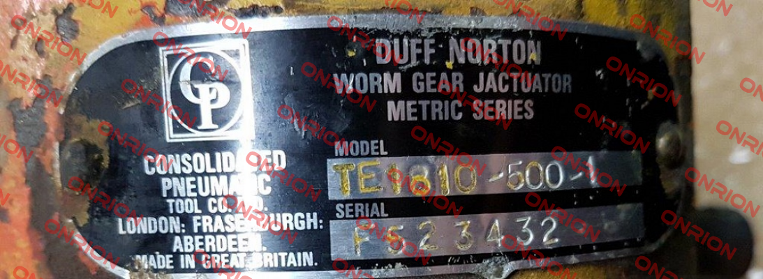 F523432 Model: TE1810-500-1 Duff Norton