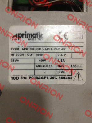 Apricolor Varia 24V AR Aprimatic