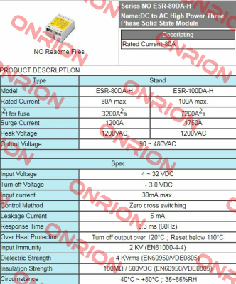 ESR-100DA-H Fotek