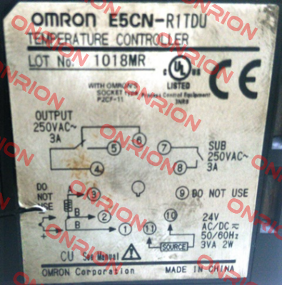 E5CN-R1TDU obsolete/replacement E5CC-RW1DUM-000  Omron