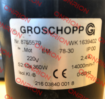 8755579 WK 1639402 oem  Groschopp