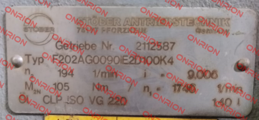 F202AG0090IE2D100K04 Stober