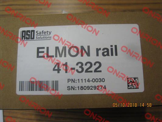 P/N: 1114-0030 Type: ELMON rail 41-322 ASO SAFETY