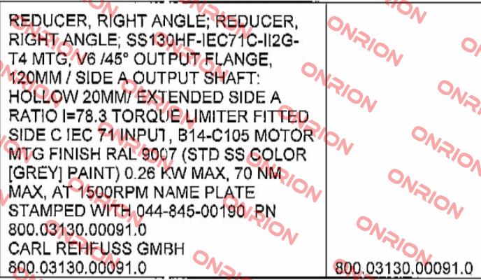 800.03130.00091.0 Carl Rehfuss