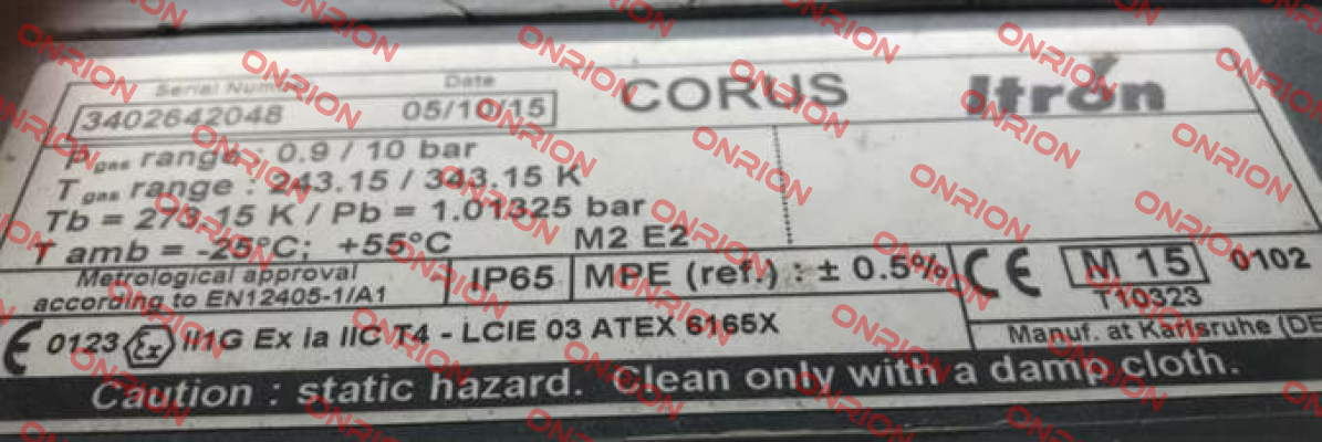 CORUS PTZ, 0.9 – 10 bar Itron