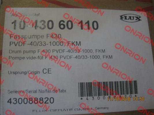 10-430 60 110  Flux (Sondermann)