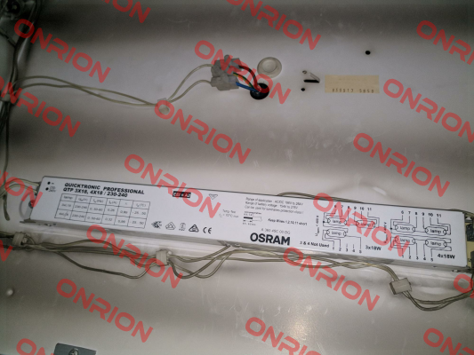 P/N: 4008321131706 , Type: QTP 3x18, 4x18 / 230-240 Osram