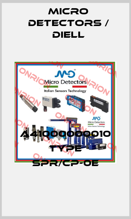A41000000010 Type SPR/CP-0E Micro Detectors / Diell