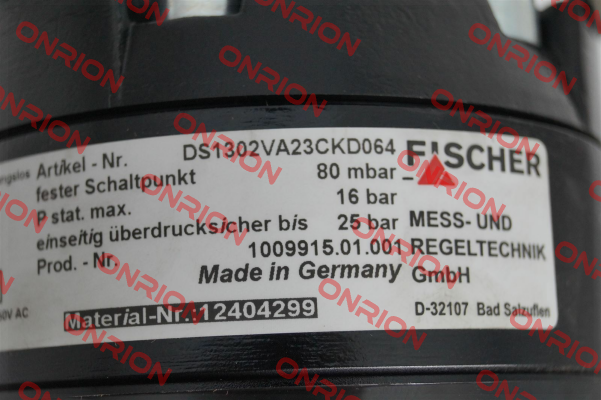 12404299 Fischer Mess Regeltechnik