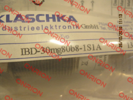 P/N: 131709 Type: IBD-30MG80B8-1S1A Klaschka