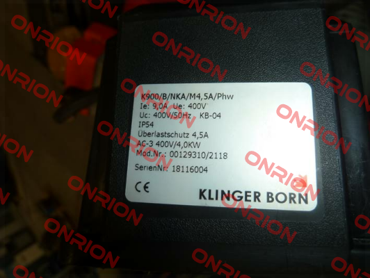 0012.9310 Klinger Born