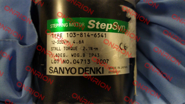 Type: 103-814-6541  04713 2007 Sanyo Denki