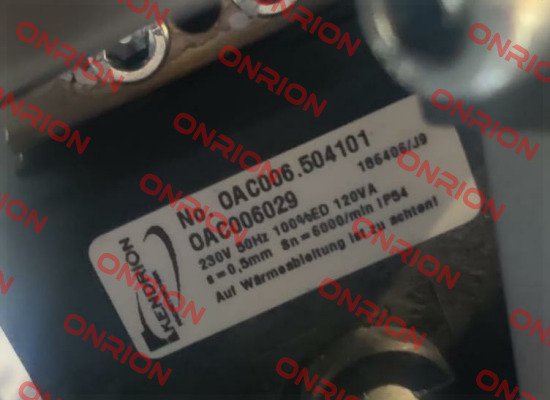 OAC06.504101 (stock code OAC0060294) Kendrion