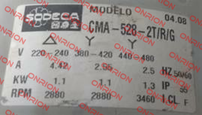 CMA-528-2T/R/G OEM  Sodeca