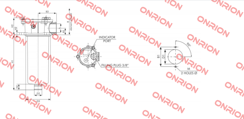 FR130C25BBB500000 Filtrec