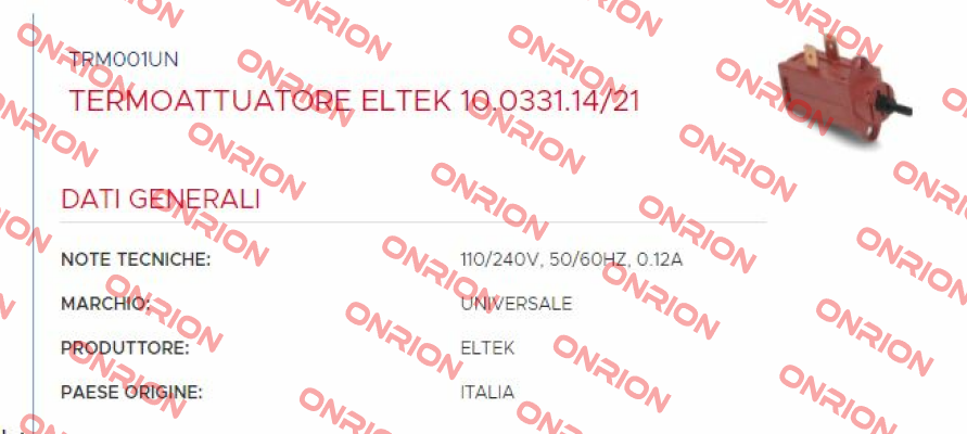 10.0331.14/21 Eltek