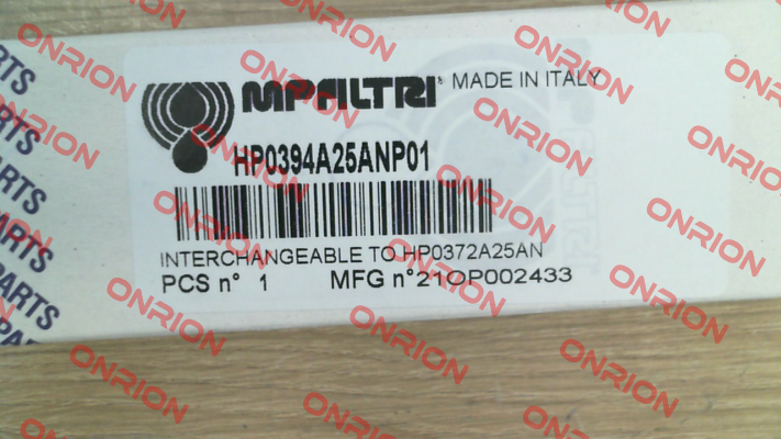 1652 / HP-039-4-A25-A-N-P01 MP Filtri