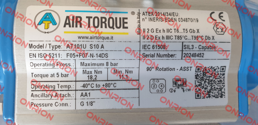 AT101U S10 A (F05+F07-N-14DS) Air Torque