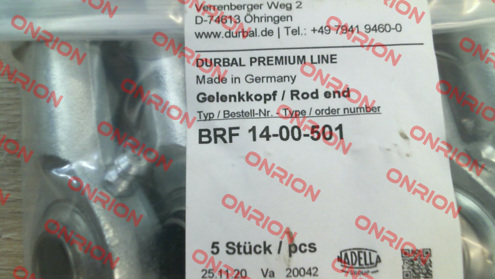 BRF 14-00-501 / BRF 14 Durbal