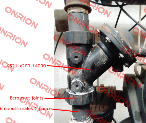 Ecrous et joints for 521-A 125 REF: K521-X200-14000  Aprimatic