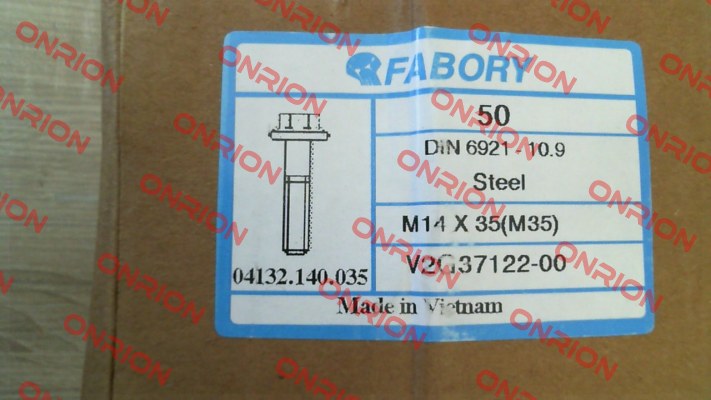 04132.140.035 (package of 50 pcs) Fabory