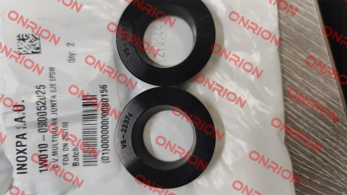 SEAT VALVE TYPE N/K C. JOIN SHAFT EPDM FDA DN 25/100 - 1w010-0500052025 Inoxpa