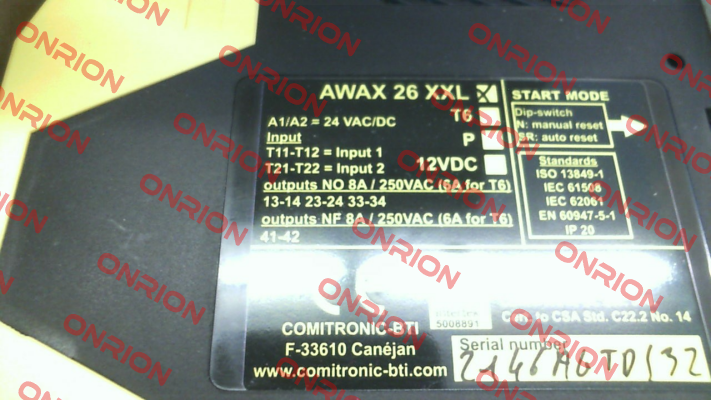 AWAX26XXLT6/24V Comitronic