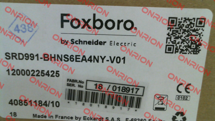 SRD991-BHNS6EA4NY-V01 Foxboro (by Schneider Electric)