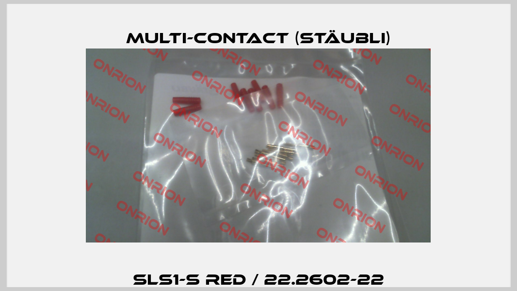 SLS1-S red / 22.2602-22 Multi-Contact (Stäubli)