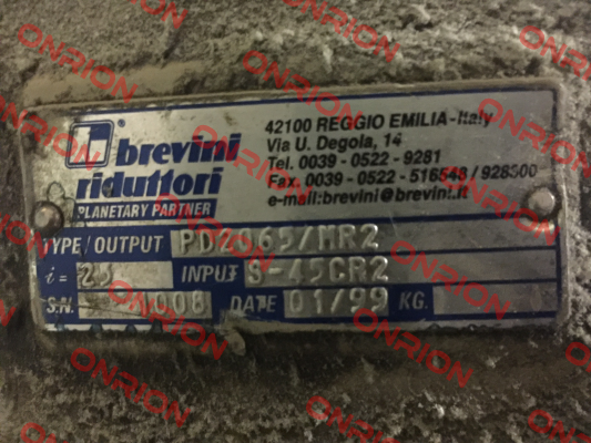 PD2065/MR2/25/S-45CR2 (1113032)  Brevini