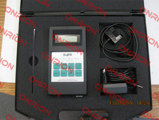 Type 7 acoustic belt meter  Clavis