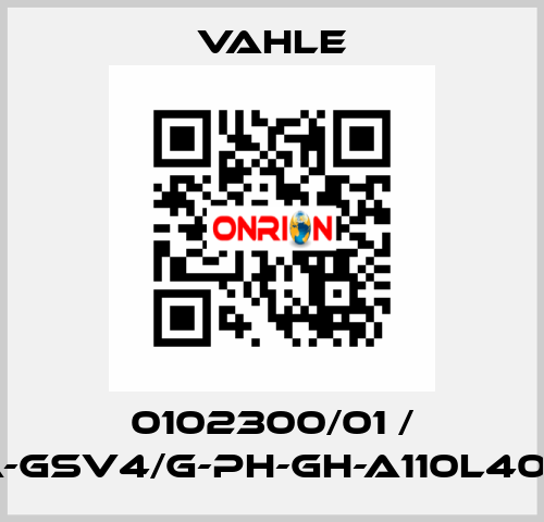 0102300/01 / SA-GSV4/G-PH-GH-A110L40-16 Vahle