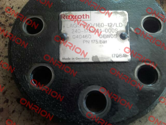 LAGU 320/160-12/LD  240-175M01-000S-Obsolete no replacement  Rexroth