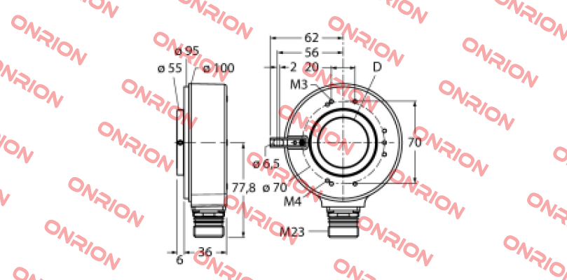 RI-42H30S4-2B1024-12M23 Turck