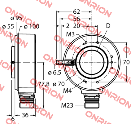 RI-42H30S4-2B2048-12M23 Turck