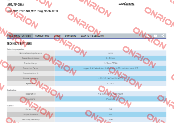 AM1/AP-2HAN Micro Detectors / Diell