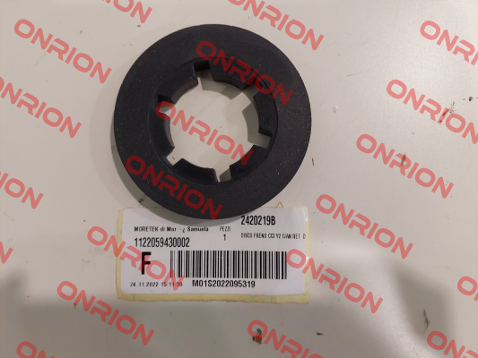 BRAKE DISC CC2 // 2420219B B.Brake s.r.l.