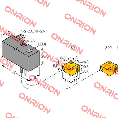 NI2-Q9.5-ADZ32-0.1-FSB5.4X4/S304 Turck