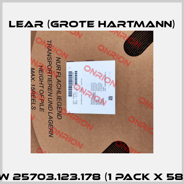 GHW 25703.123.178 (1 pack x 5800) Lear (Grote Hartmann)