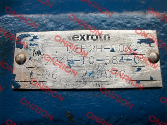 GSP2H-BOX 204R-10-684-0 Rexroth