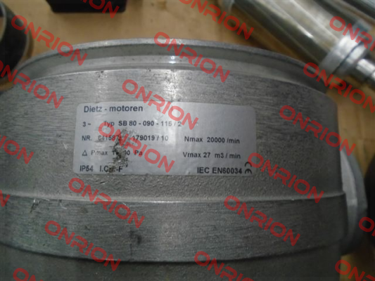 Type: DR90L-115/2,Nr:995237, 13708618 - OEM for JetAir Technologies  Dietz-Motoren