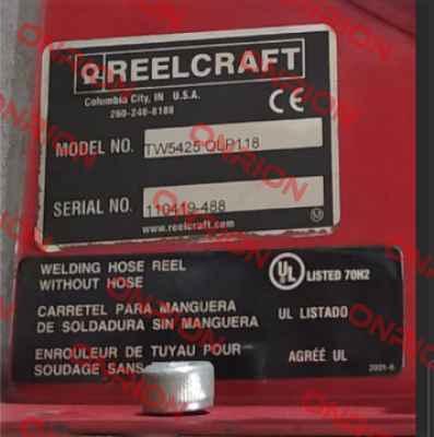 TW5425 OLP Reelcraft