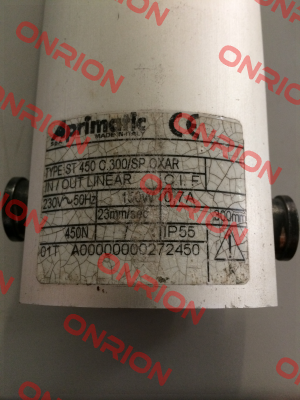 ATT.ST450-N C.300/SP 230V OXAR  Aprimatic