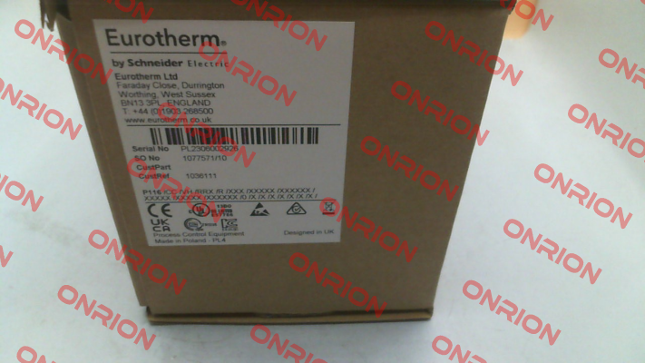 P116/CC/VH/RR/XXX Eurotherm