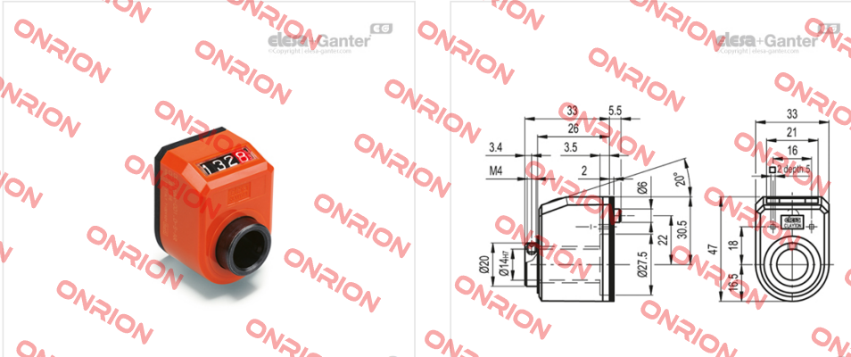 DD51-AR-0010-D-C2 Elesa Ganter