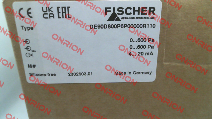 DE90D800P6P00000R112 Fischer Mess Regeltechnik