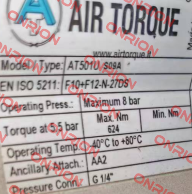 B10- AT501US09AF10+F12 27DS-000 Air Torque